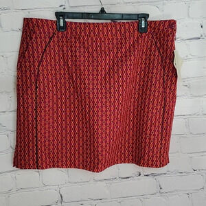 EP Pro Active Golf Tennis Sangria Skort Womens Size 16 NWT